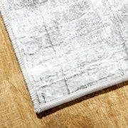 Modern Abstract Grey Rug - Stylish Decorative Area Carpet for Home - Ideal for Living Room, Bedroom, Dining Room, 150 x 80 cm