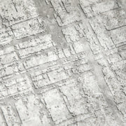Modern Abstract Grey Rug - Stylish Decorative Area Carpet for Home - Ideal for Living Room, Bedroom, Dining Room, 150 x 80 cm